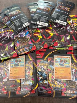 Sealed Pokemon Card Pitch Black Booster Pack and 3 Pack with Promo Card