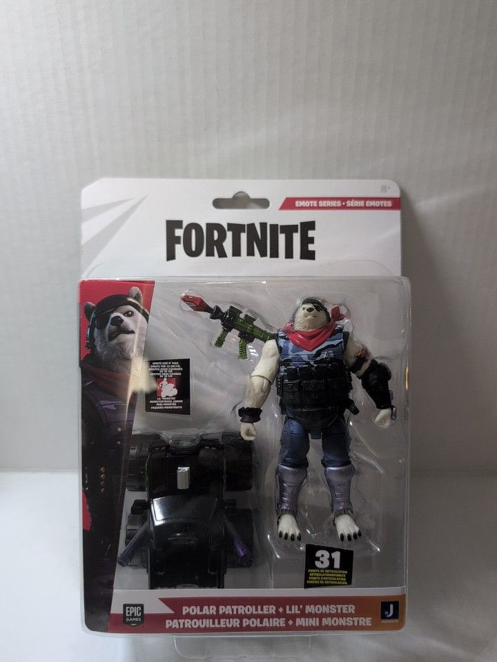 Fortnite Polar Patroller Emote Series 2 Lil Monster #246 VHTF!!!