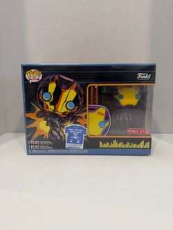 Funko Pop Tees Iron Man Black Light Target Exclusive XL