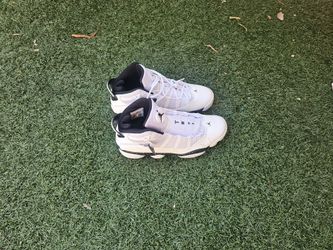 Nike Air Jordan 6 Rings Reverse Oreo White Black Sneakers 10.5