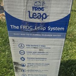 NEW FROG® Leap Infuzer® Sanitizing System + 6 Chlorine Pacs – Above Ground Pools!