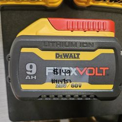 Dewalt 60v/20v Max Flex Volt 9.0 AH Battery 