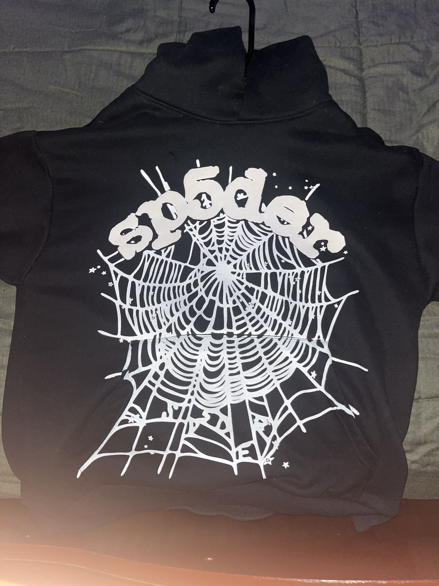 Black and White Sp5der Hoodie