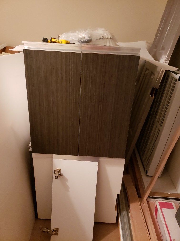 Wall Cabinets (Gray Finished)