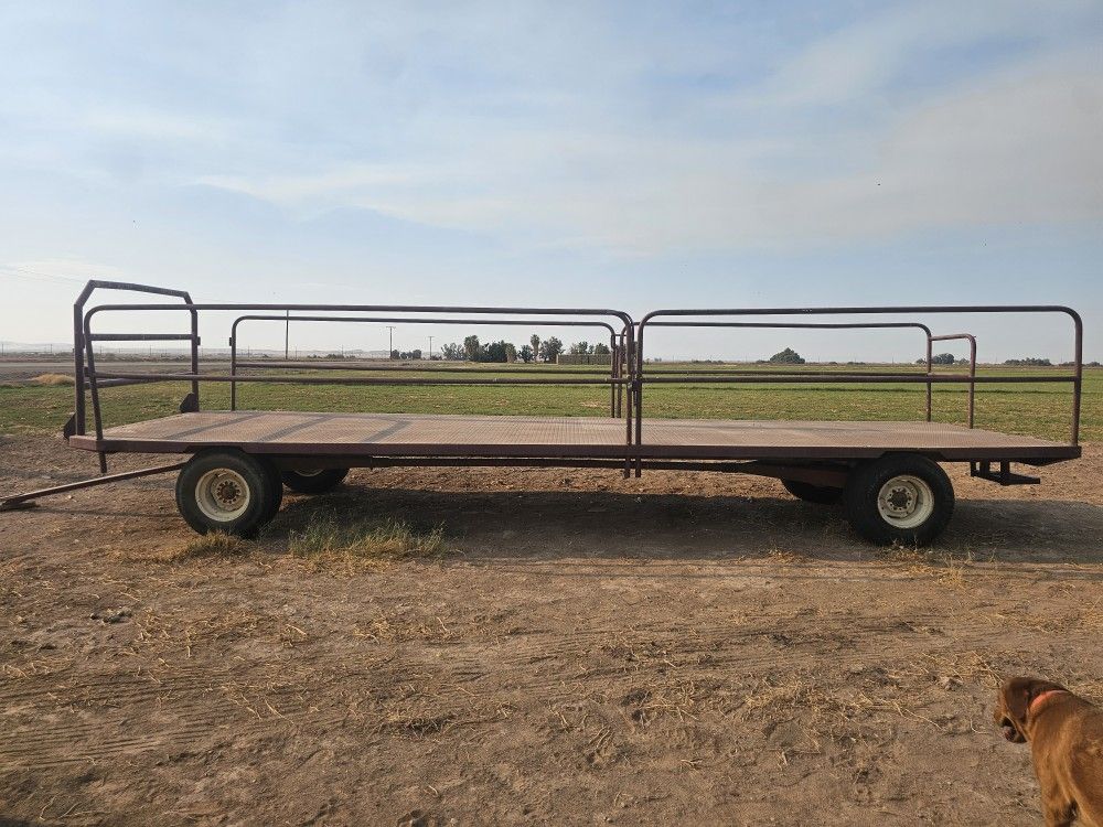 Really heavy duty, hay wagon or good for parades and floats or your imagination