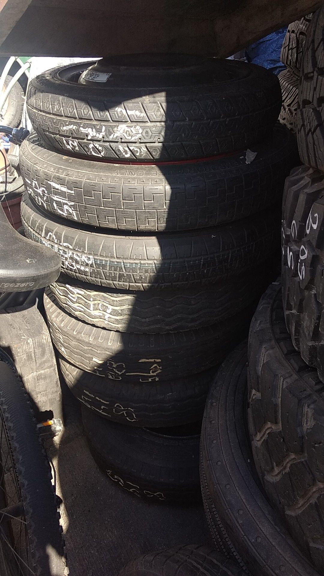 Assortment of Tires etc