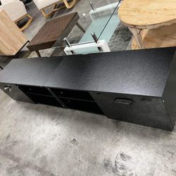 NEW TV Stand with Color-Changing LED Light for Living Room