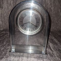 Vintage Silver Clock