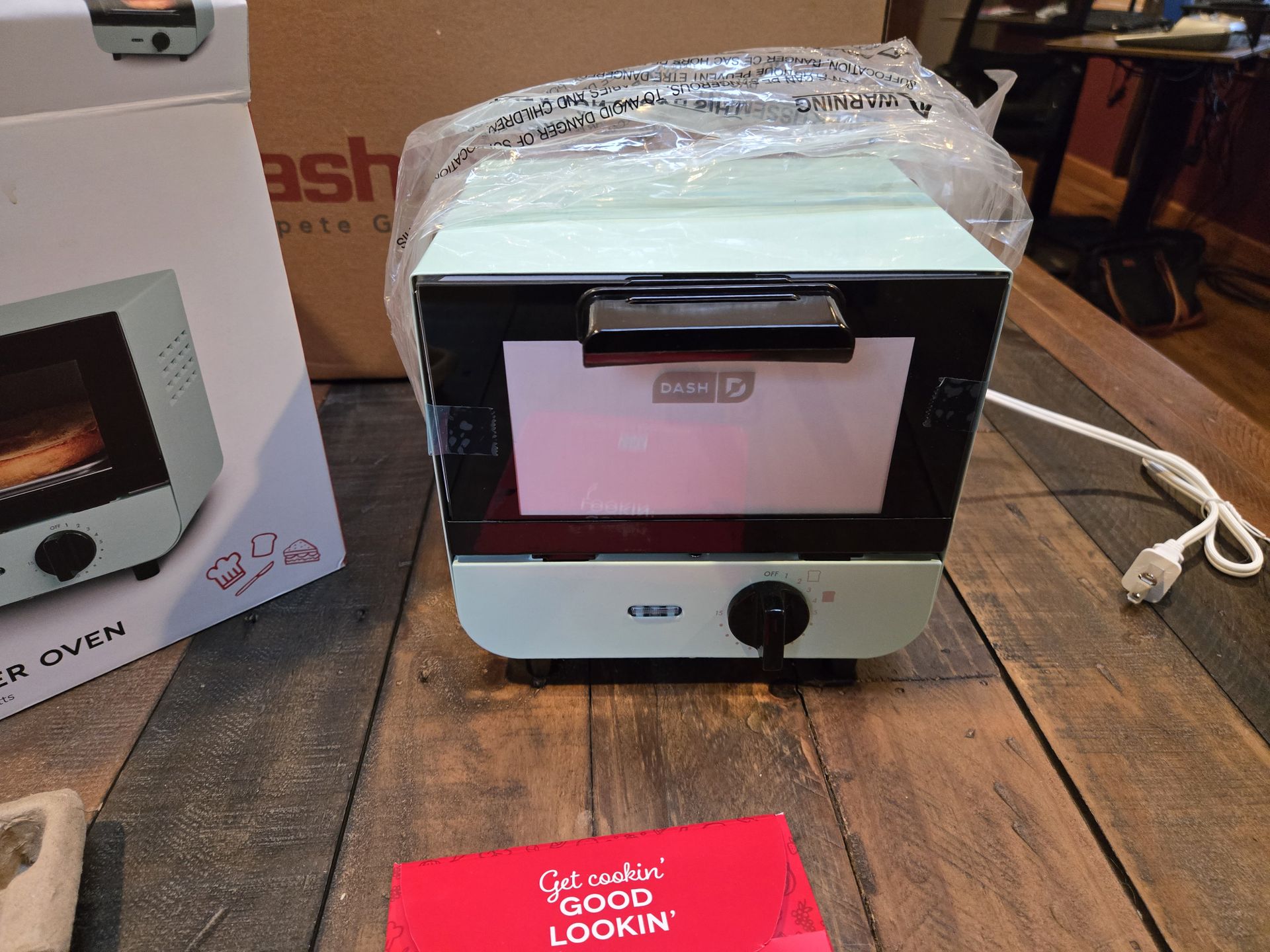 New Dash Mini Toaster Oven Mint Green