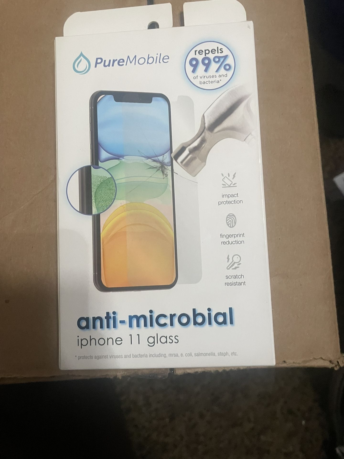 Pure Mobile Anti Microbial iPhone 11 Glass