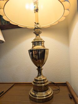 Vintage Heavy Brass Lamp