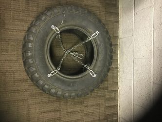 Muay Thai kicking and punching tire