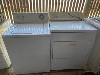 Washer and gas dryer