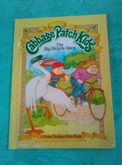 Cabbage Patch Book "The Big Bicycle Race" (Vintage 1980s)