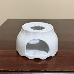 AK Kaiser Romantica White Porcelain Germany Teapot Warmer Base #2