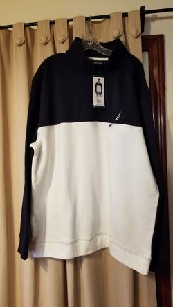 Nautica N.W.T. L.S. XXXL 1/4 ZIP MENS FLEECE PULLOVER SWEATER $7 OFF