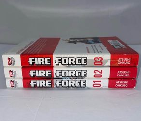 Fire force vol 1-3 manga
