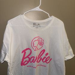 Barbie White XL T-Shirt