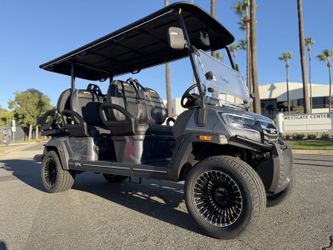 NEW 2026 EPIC E60FX Electric Golf Cart LSV - Metallic Charcoal - 6 Seater Lithium