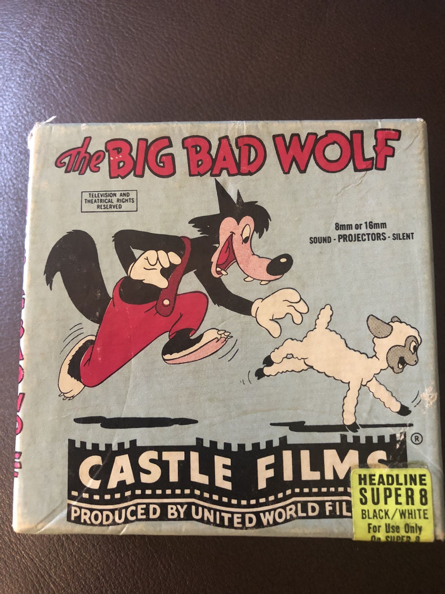 Vintage "The Big Bad Wolf" 8mm Film Reel