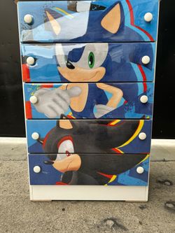 Sonic dresser available in different cartoon