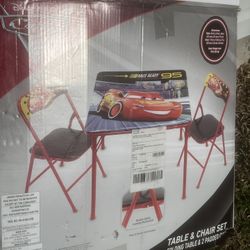 Disney Cars Table And Chair Set