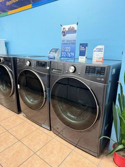 ( ELECTRIC DRYER )LG 4.5 Cu. Ft. Front Load Washer and 7.4 Cu. Ft. Electric Dryer (Stackable)