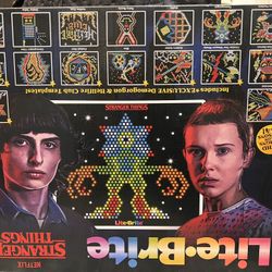 STRANGER THINGS LITE BRITE