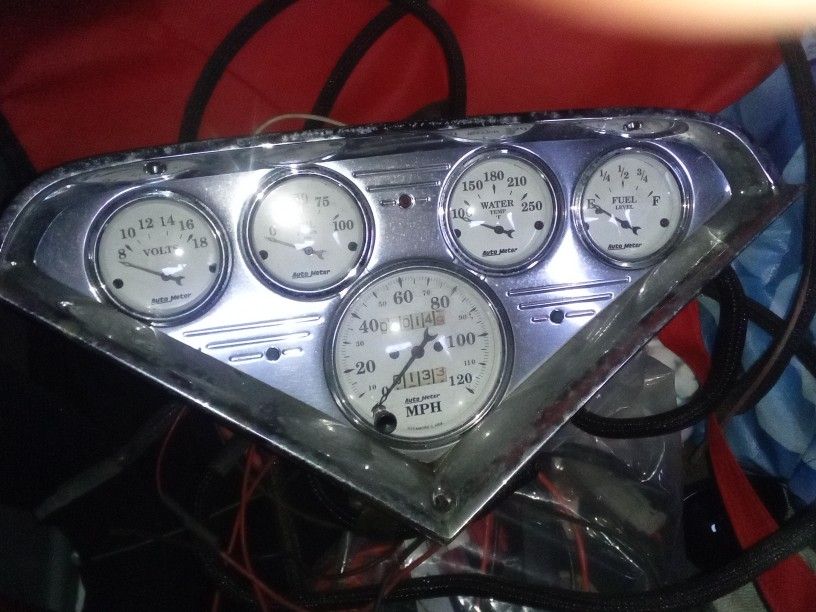 57 Chevy Gauges All Auto Meter 