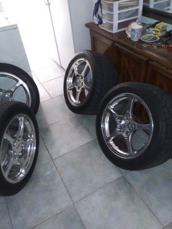 4 Wheel and tire chevy corbet