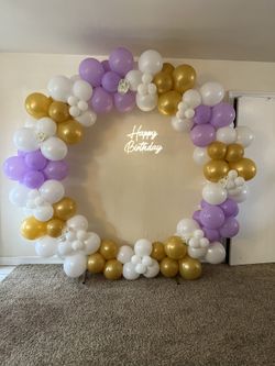 Circle balloon Garland 