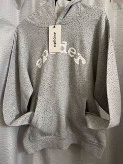 Grey Sp5der Hoodie Size - S