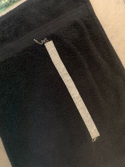 Stretch rhinestone choker