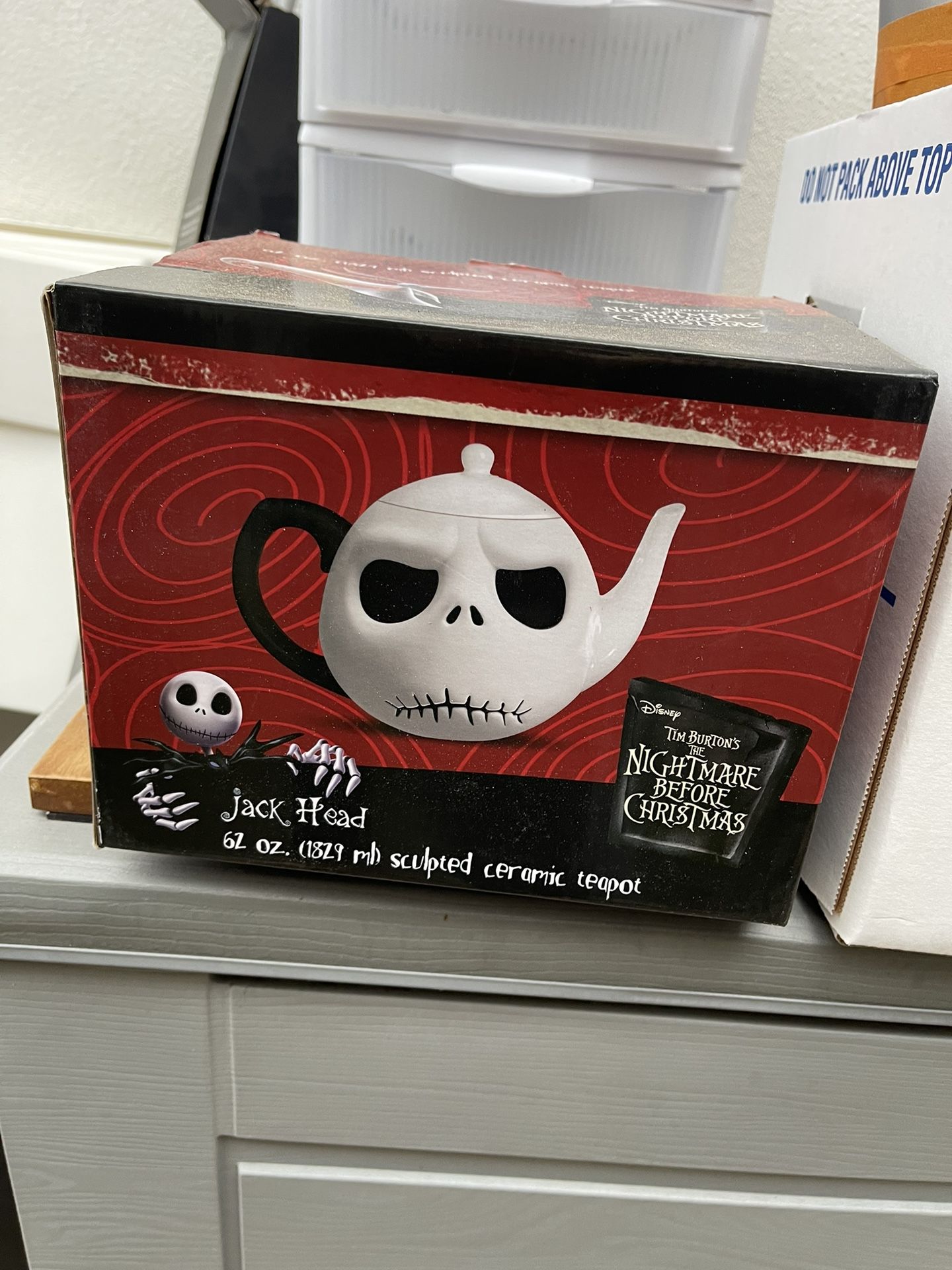 Jack Skellington Nightmare Before Christmas Teapot