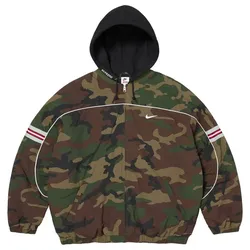 Supreme X Nike Nylon Hooded Jacket, Camo (Size Medium) FW26