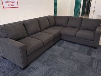Free Delivery Today! Steam Cleaned ! Beautiful Ashley furniture sectional couch . (Can be made shorter) Quality sofa. No rips or stains.