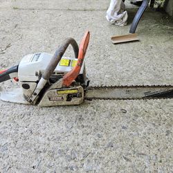 Echo CS440 Chainsaw Needs Tune Up 