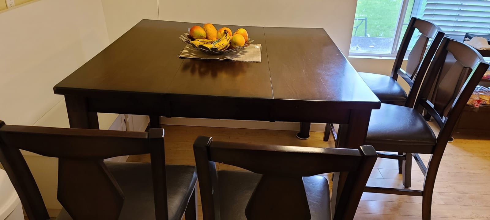 Table , chairs and console!