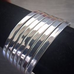 Semanario De Plata 925 6 Cm 7 Pulceras