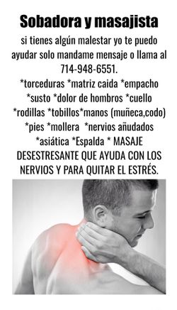 Sobadora y masajista