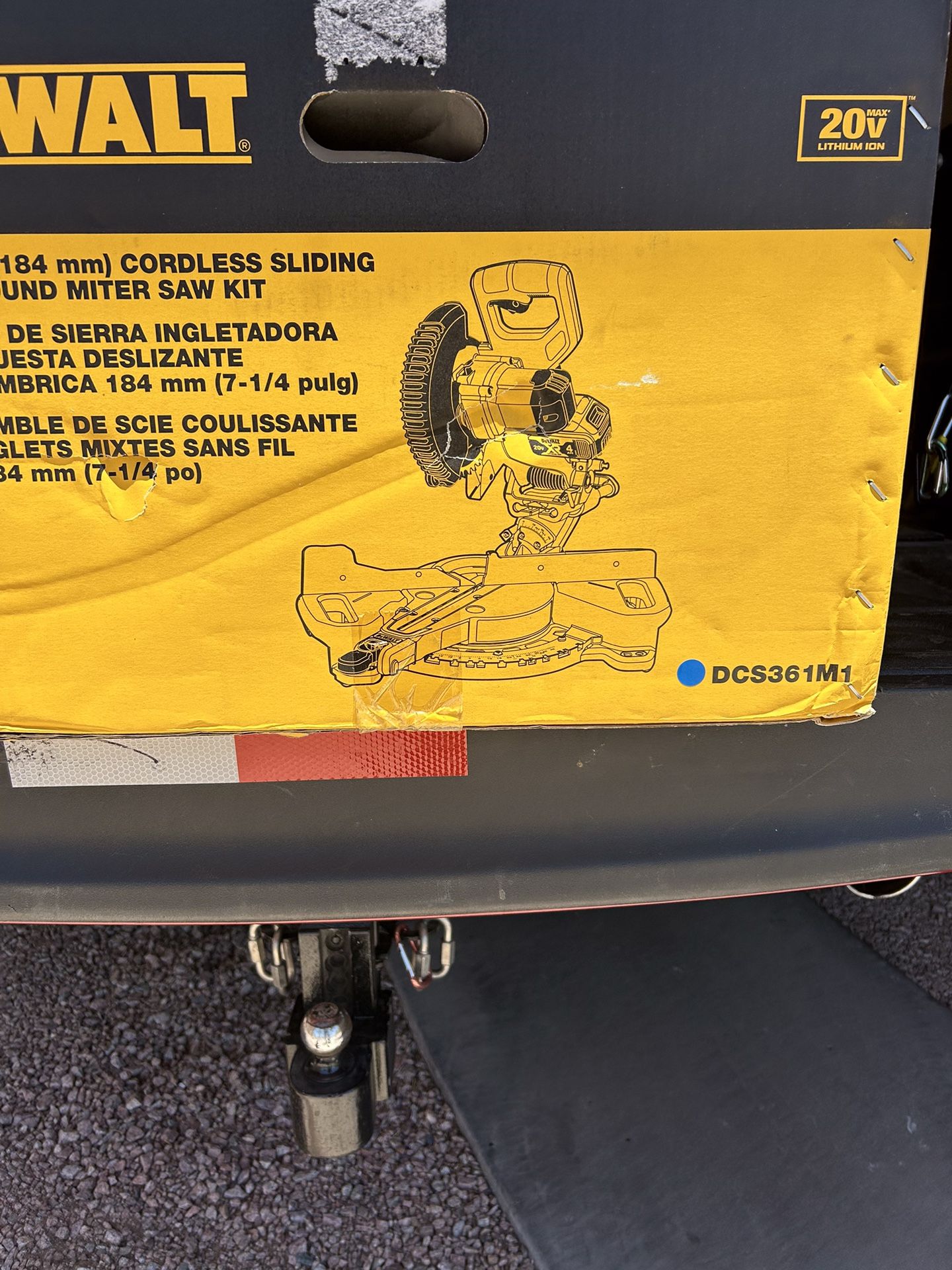 Dewalt Sliding Compound Miter Saw 20v Battery