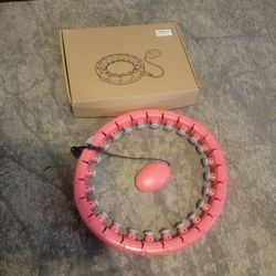 Weighted Workout Hula Hoop Smart Waist Exercise Ring For Adults Weight Loss 34 Knots