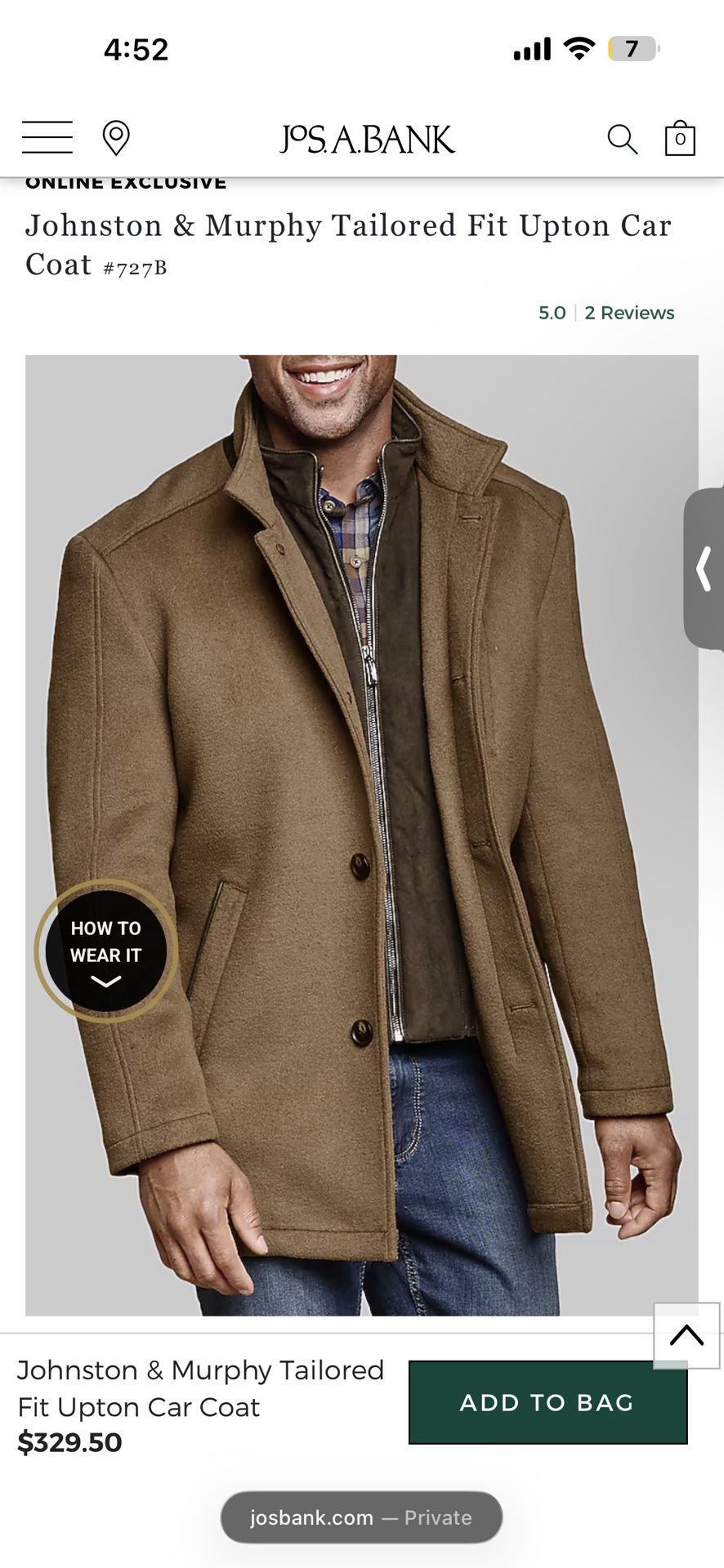 JOHNSTON &MURPHY Jacket