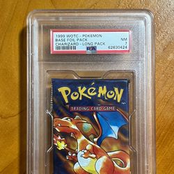 1999 Pokémon PSA 7 Foil Long Pack
