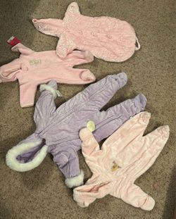 One piece baby snowsuit