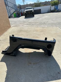 Jeep Wrangler JK 2 Door Driver Rear Quarter Panel Black 2007 through 2018