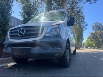 White Mercedes Benz Sprinter Cargo Van