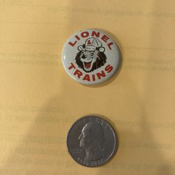 Rare Vintage LIONEL TRAINS Pinback Button