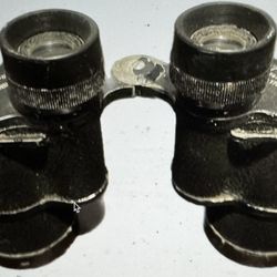 Vintage Black Aurora 7X35 Coated Lens Binoculars Made in Japan