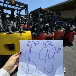 Forklift Rentals: Flexible Terms and Affordable Rates!"